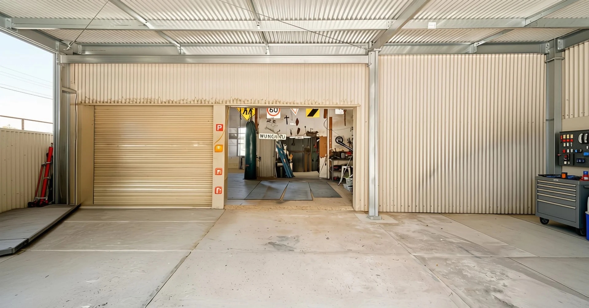 Shed and workshop